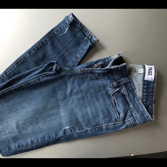 PAIGE Mid-Rise Verdugo Ankle Nellie Dest. Jeans - Picture 7 of 7